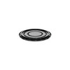 Cake Base 9.88X0.64 IN PET Black With Ring 200/Case