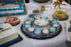 Cake Cupcake Container & Lid Combo With Dome Lid 12 CT 17.25X4 IN PET Clear Black Round 25/Case