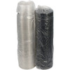 Cake Container & Lid Combo With Dome Lid 6.875X2 IN PET Clear Black Round Smooth 200/Case
