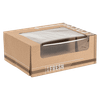 TO GO FRESH™ Donut Box 10X8X4 IN Kraft Waterfall With Window 100/Case