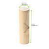Macaron Box With Flat Lid 7 CT 2.25X8.9 IN Wood Grease Resistant 50 Count/Case