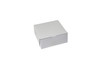 Bakery Box 7X7X3 IN Paperboard White Corner Lock 1-Piece 250/Bundle