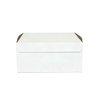 Easy Lock Cake Box 6.5X6.5X3 IN SUS Paperboard CRB White Square Lock Corner 1-Piece 250/Bundle