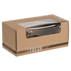 TO GO FRESH™ Donut Box 9X4.5X4 IN Kraft Waterfall With Window 100/Case