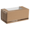 TO GO FRESH™ Donut Box 9X4.5X4 IN Kraft Waterfall With Window 100/Case