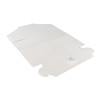 Bakery Box 5.5X5.5X4 IN Clay-Coated Kraft Board White Kraft Square Lock Corner Tuck Top 250/Bundle
