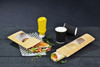 Bakery Box Small (SM) 8.9X3.6X1.75 IN Paper Kraft Rectangle With Window 25 Count/Pack 10 Packs/Case 250 Count/Case