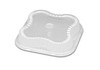 Lid Dome 4 Compartment PS Clear Square For Muffin Bakery Container Unhinged 250/Case