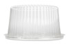DisplayCake® Bakery Container & Lid Combo 8 IN Clear Deep 160/Case