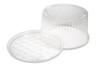 DisplayCake® Bakery Container & Lid Combo 8 IN Clear Deep 160/Case