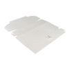 Bakery Box 8X5X3 IN Clay-Coated Kraft Board White Kraft Rectangle Lock Corner Tuck Top 250/Case