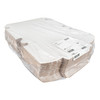 Bakery Box 8X8X4 IN Clay-Coated Kraft Board White Kraft Square Lock Corner Tuck Top 250/Bundle