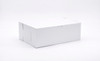 Easy Lock Cake Box 1/4 Size 14X10X5 IN Paperboard White Rectangle Lock Corner 1-Piece 100/Bundle