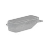 Cookie Hinged Container With Dome Lid 9.5X4.875X2.875 IN OPS Clear Rectangle Shelf 250/Case