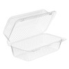 Essentials Bakery Hinged Container 8.5X4.4375X3.5 IN RPET Clear Rectangle Deep 300/Case