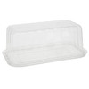Cake Container & Lid Combo With Rosedome Lid 11X5.25X4.25 IN PET Clear Rectangle 100/Case