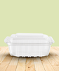 Loaf Hinged Container 9.3X6.75X2.1875 IN PET Clear Rectangle 250/Case