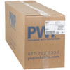 Bakery Container & Lid Combo With Dome Lid 1/4 Size 14.5X10.75X3.75 IN PET Black Clear Fluted 50/Case