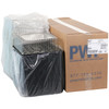 Bakery Container & Lid Combo With Dome Lid 1/4 Size 14.5X10.75X3.75 IN PET Black Clear Fluted 50/Case