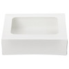 Victoria Bay Cake Box 8X5.75X2.5 IN White With Window 200/Case