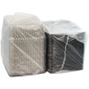 Bakery Tray & Lid Combo With Dome Lid 1/4 Size 14.5X10.75X4.25 IN PET Black Clear Fluted 50/Case