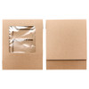 Victoria Bay Cake Box 10X10X2.5 IN Kraft With Window 200/Case