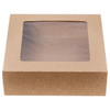 Victoria Bay Cake Box 8X8X2.5 IN Kraft With Window 200/Case