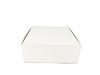 Bakery Box 12X12X5 IN White Square Lock Corner 100/Case