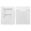 Victoria Bay Cake Box 9X9X2.5 IN White With Window 200/Case