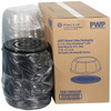 RoseDome Cake Container & Lid Combo With Dome Lid 11X5.25 IN PET Clear Black Round 40/Case