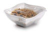 Wavetrends Lid Flat PET Clear Square For 16 OZ Bowl 100/Case