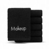 HOSPECO® Makeup Remover Washcloth 13X13 IN Black Cotton 6 Count/Pack 24 Packs/Case