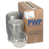 Bowl & Lid Combo 40 OZ 3 Compartment PET Clear Swirl Design 100/Case