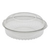 Sho-Bowl Bowl & Lid Combo With Dome Lid 18 OZ PET Clear Round Hinged 150/Case
