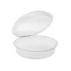 Sho-Bowl Bowl & Lid Combo With Dome Lid 18 OZ PET Clear Round Hinged 150/Case