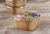 Lid PET Clear Square For 12-16 OZ Paper Bowl 300/Case