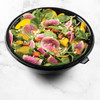 Super Bowl Salad Bowl 32 OZ PET Black Round 100/Case