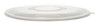 Super Bowl Lid Flat PET Clear Round For 48 OZ Bowl 50/Case