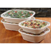 Lid 14.4X14.4X0.57 IN PET Clear Square For 160-240 OZ Bowl 25/Case
