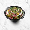 Lid Flat PET Clear Round For 80 OZ Bowl 25/Case