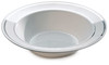 Soup Bowl 12 OZ White Silver Band Round 150/Case