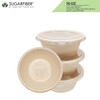 16 OZ Pulp Fiber Round Shallow 500/Case