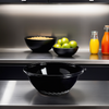 WNA CaterLine® Catering Bowl 160 OZ PET Black 25/Case