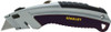 Utility Knife Black Silver Steel Carbon Steel Retractable 1/Each