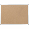 Earth Series Board 36X48 IN Cork Aluminum Horizontal / Vertical Mounting 1/Each