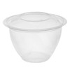 EarthChoice® Bowl & Lid Combo 48.0 OZ RPET Clear Swirl 150/Case