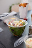 EarthChoice® Bowl & Lid Combo 48.0 OZ RPET Clear Swirl 150/Case