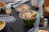 EarthChoice® Bowl & Lid Combo 48.0 OZ RPET Clear Swirl 150/Case