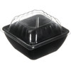 Lid Dome PS Clear Square For Bowl 1000/Case