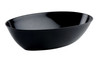 Luau Bowl 64 OZ Plastic Black Oval 50/Case